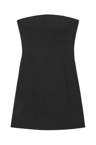 Vestido caicai em linho - Preto