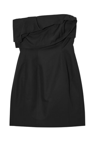 Vestido caicai em linho - Preto