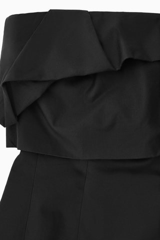 Vestido caicai em linho - Preto