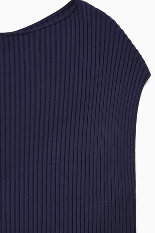 Vestido justo - Azul-marinho