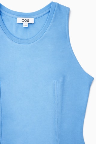 Vestido comprido - Azul-claro