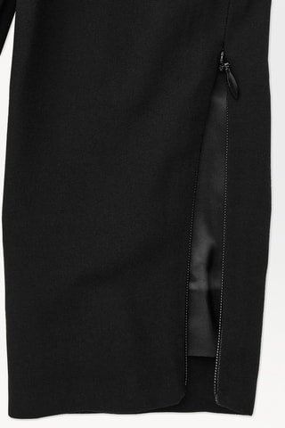 Vestido trapézio - Preto