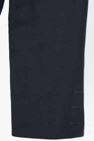 Vestido direito em lã - Turquesa