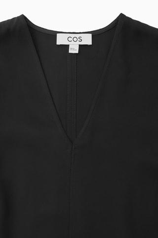 Vestido direito - Preto