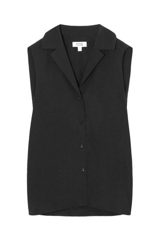 Camisa em seda - Preto