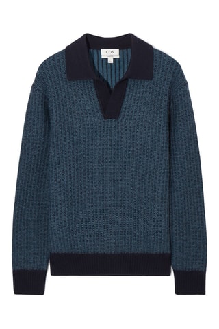 Camisola de lã - Azul