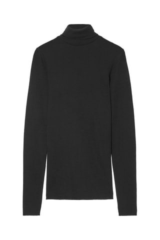 Camisola interior de lã merino - Preto - COS