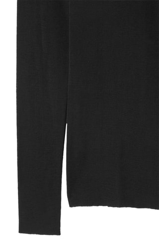 Camisola interior de lã merino - Preto - COS