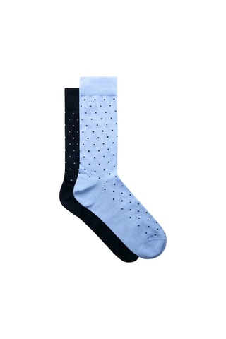 2 pares de meias - Azul-claro - COS