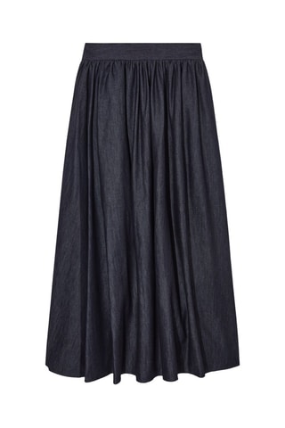 Saia comprida - Azul-escuro
