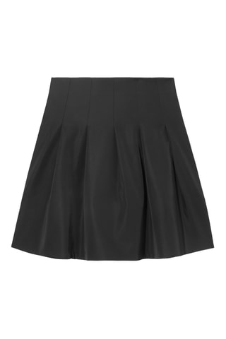 Saia plissada - Preto