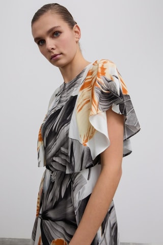 Vestido midi - Preto