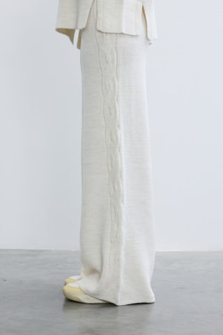 Calças wide legs - Branco