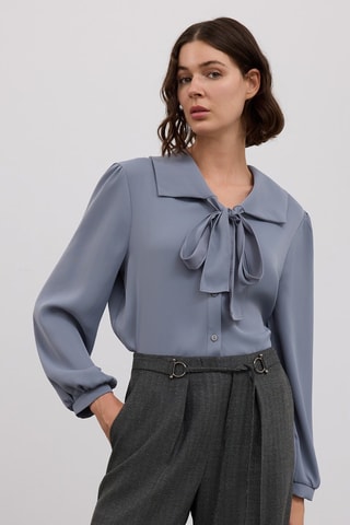 Camicia  - Grigio e blu
