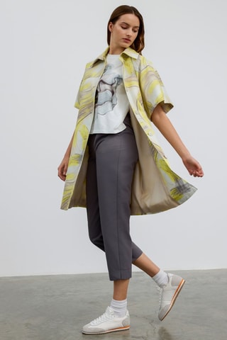 Trench - Amarelo e cinzento