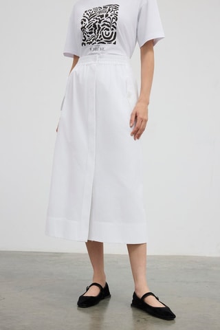 Saia midi - Branco