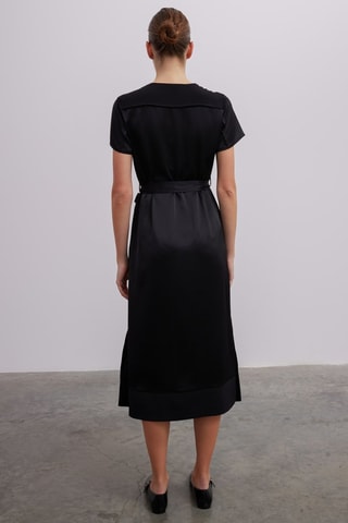 Vestido midi - Preto