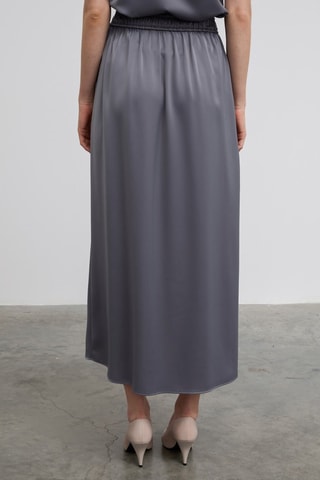 Saia midi - Cinzento
