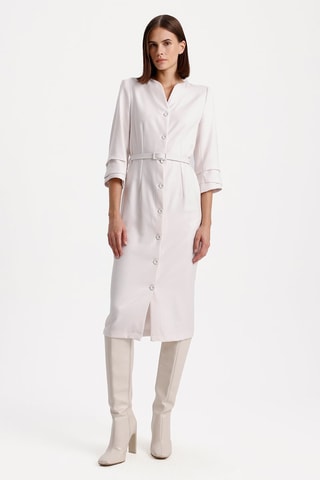 Vestido-camisa - Branco