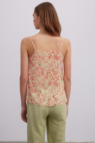 Top  - Blu e arancione