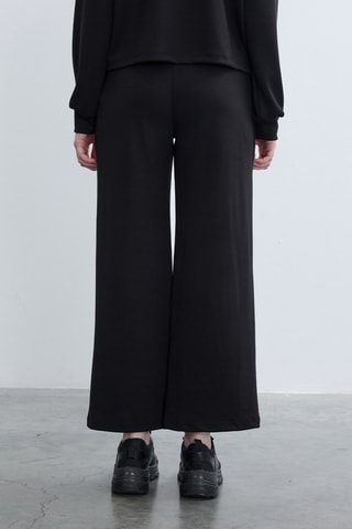 Calças wide legs - Preto