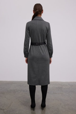 Vestido - Cinzento e preto