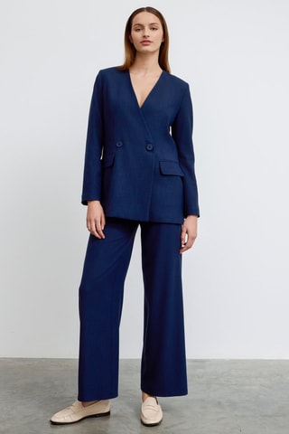 Casaco de fato - Azul