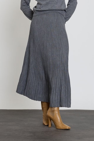 Gonna midi  - Grigio