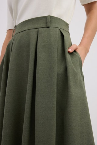 Saia comprida - Verde