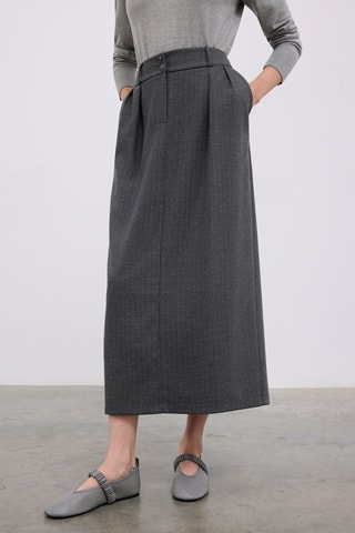 Saia comprida - Cinzento