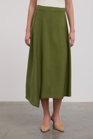 Saia comprida - Verde
