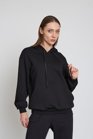 Sweat com capuz - Preto