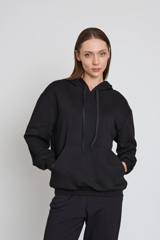 Sweat com capuz - Preto