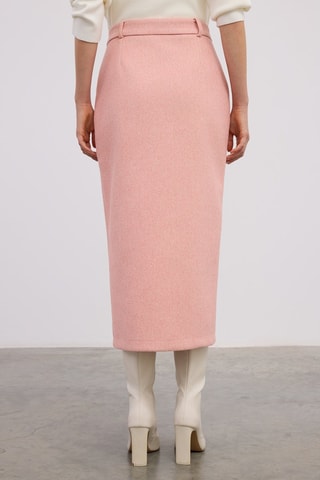 Saia justa midi - Rosa