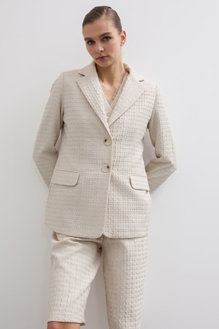 Casaco de fato - Bege