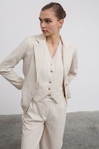 Casaco de fato - Bege