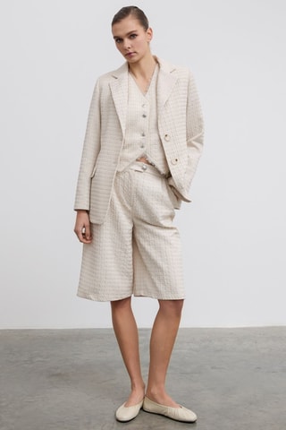 Casaco de fato - Bege