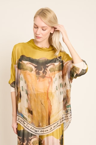 Blusa em seda - Verde