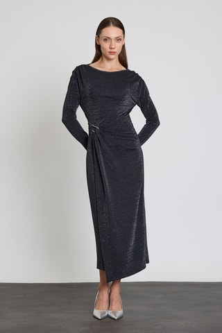 Vestido direito - Preto