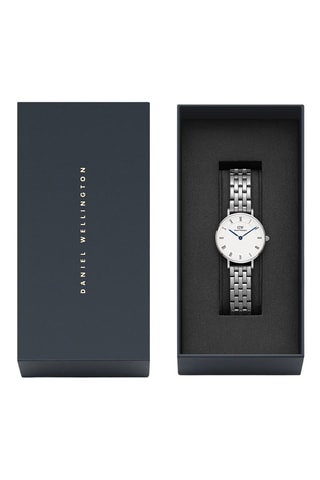 Roestvrijstalen Quartz Horloge Petite Roman - Zilverkleurig