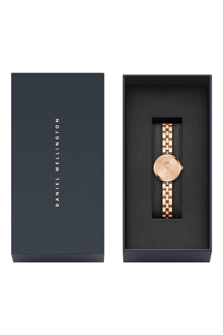 Montre à quartz en acier - Doré rose