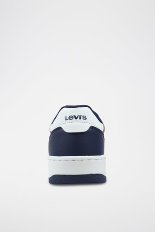 Sneakers Aiden - Cognacbruin en Marineblauw