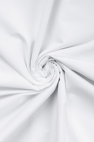 Sábana encimera de algodón reforzado 57 hilos/cm² Tonne Grise - Blanco