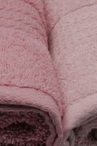 4 toallas de tocador - Rosa - 30 x 50 cm