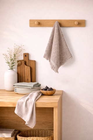 6 toallas de tocador - Topo - 30 x 50 cm