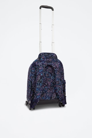 Rugtas met Wieltjes New Zea - Marineblauw en Poederroze