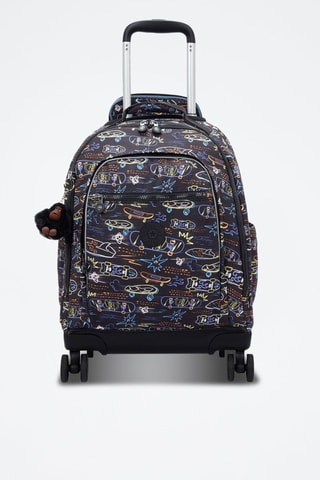 Rugtas met Wieltjes New Zea - Zwart en Blauw