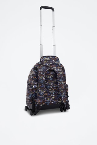 Rugtas met Wieltjes New Zea - Zwart en Blauw