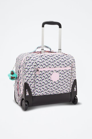 Rugtas met Wieltjes Giorno - Roze en Marineblauw