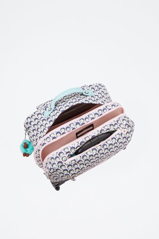 Rugtas met Wieltjes Giorno - Roze en Marineblauw